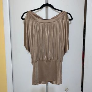 Champagne dressy top